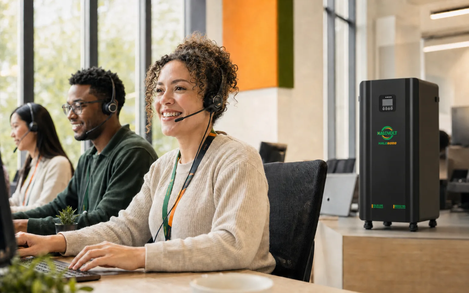 Friendly Halovolt support team